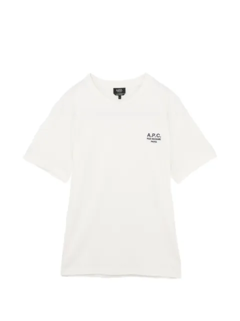 A.P.C. logo-embroidered short-sleeve T-shirt