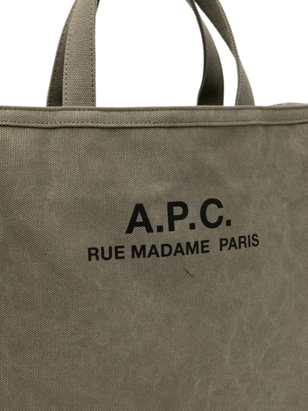 A.P.C. Schoudertas met logoprint Groen