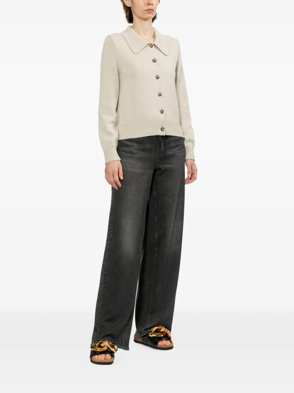 A.P.C. Button-up vest Beige