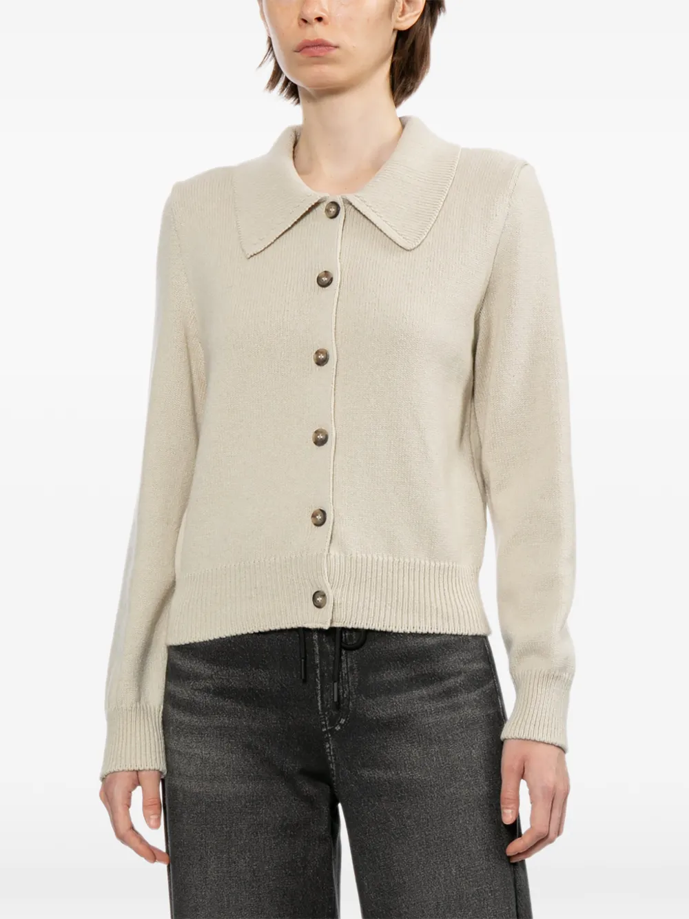 A.P.C. Button-up vest Beige