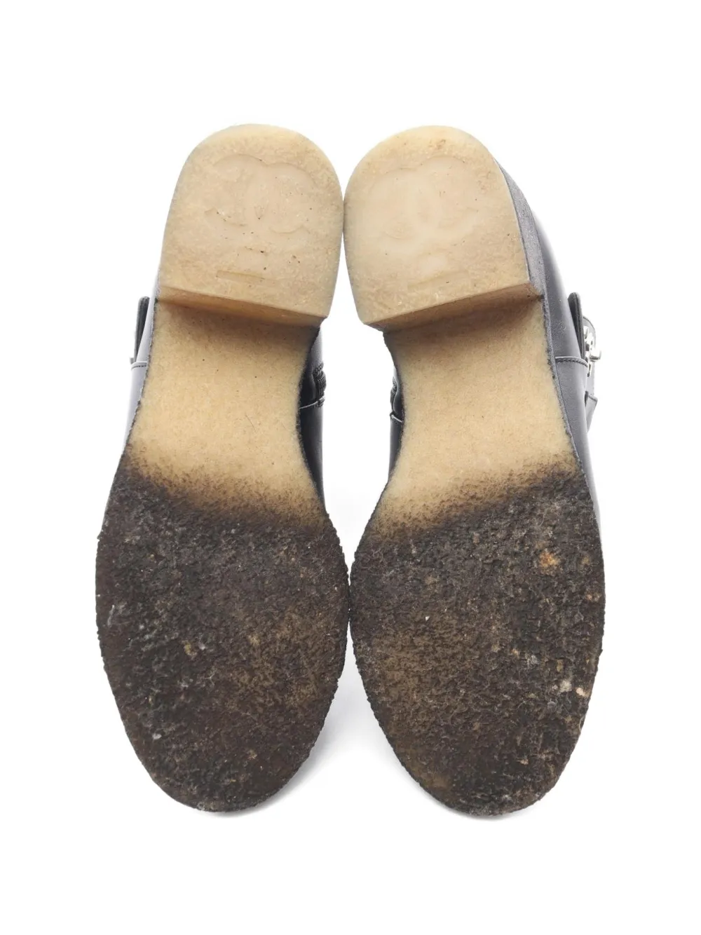 CHANEL Pre-Owned 1986-1988 ココマーク ブーツ | ブラック | FARFETCH JP