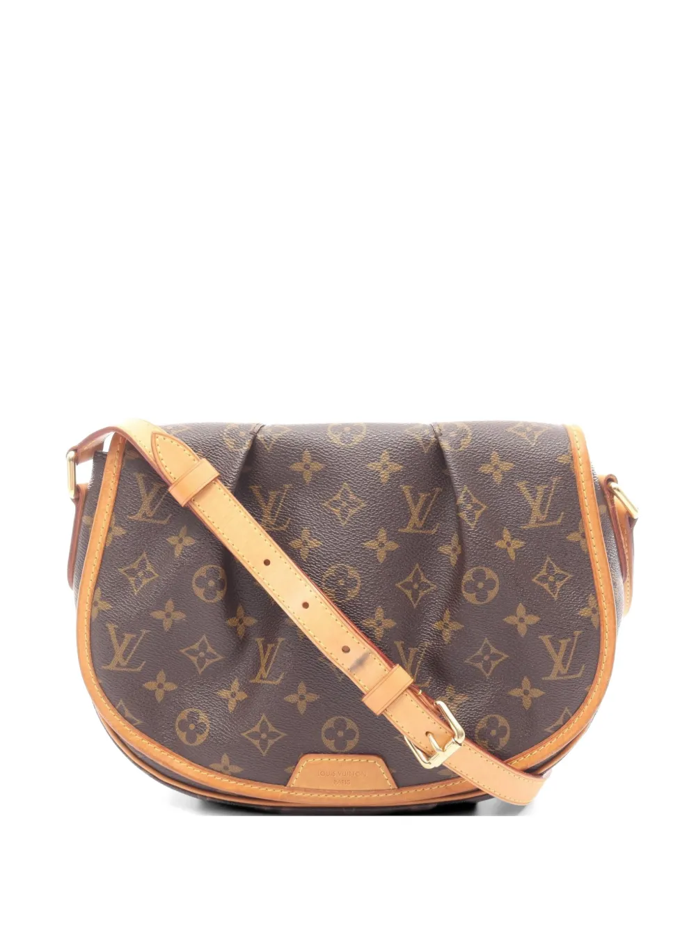 Louis Vuitton Pre-Owned 2011 PM Menilmontant shoulder bag - Braun