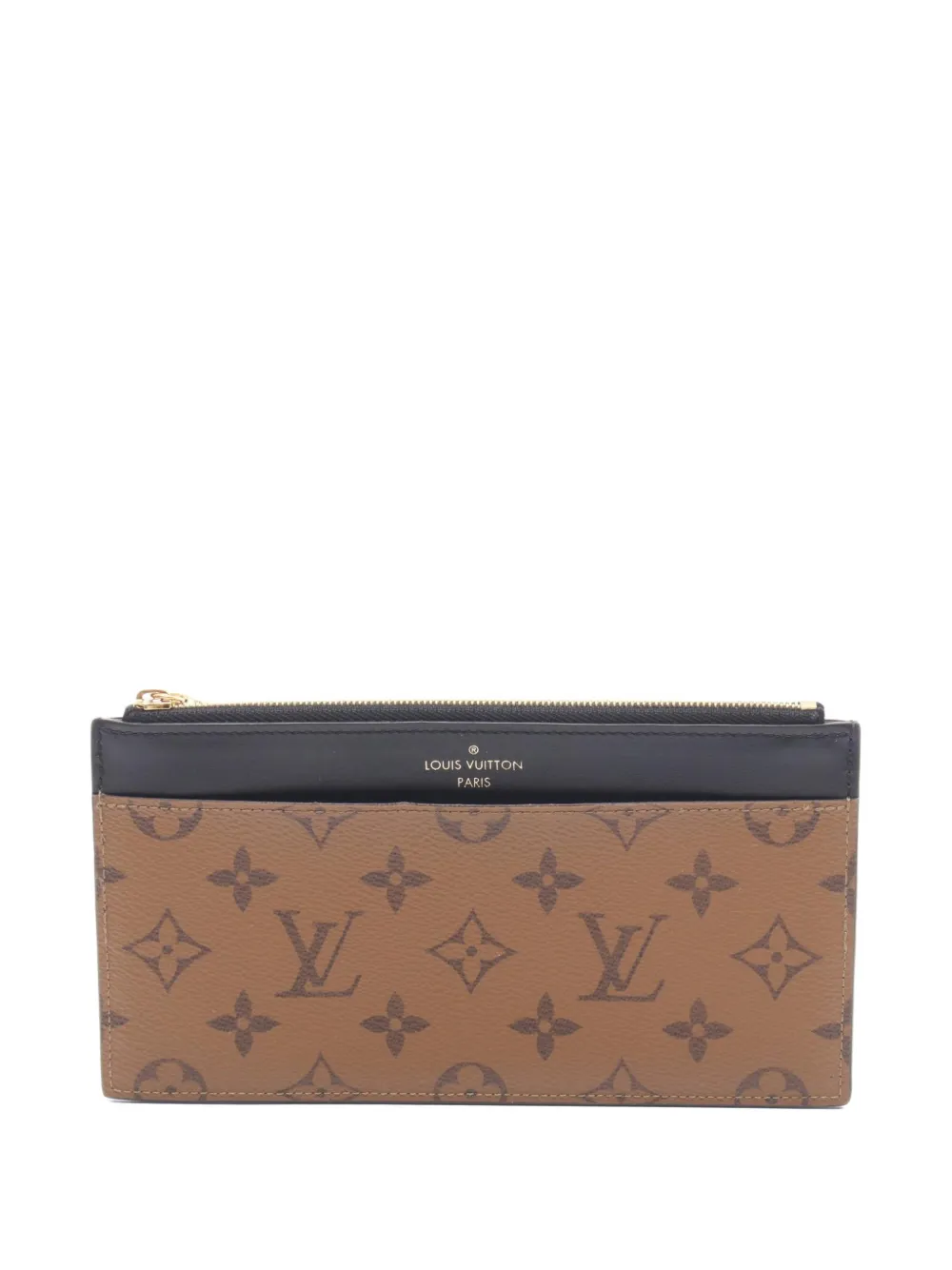Louis Vuitton Pre-Owned 2021s Perth Monogram Reverse long wallet - Marrone