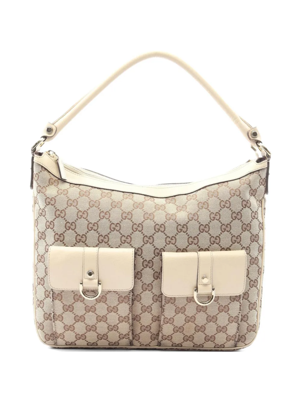 Gucci Pre-Owned 2000 GG canvas shoulder bag - Toni neutri