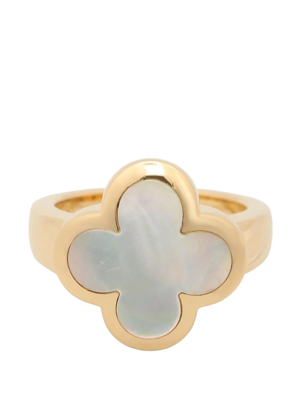 Van Cleef & Arpels Pre-Owned Pure Alhambra mother-of-pearl ring - Oro