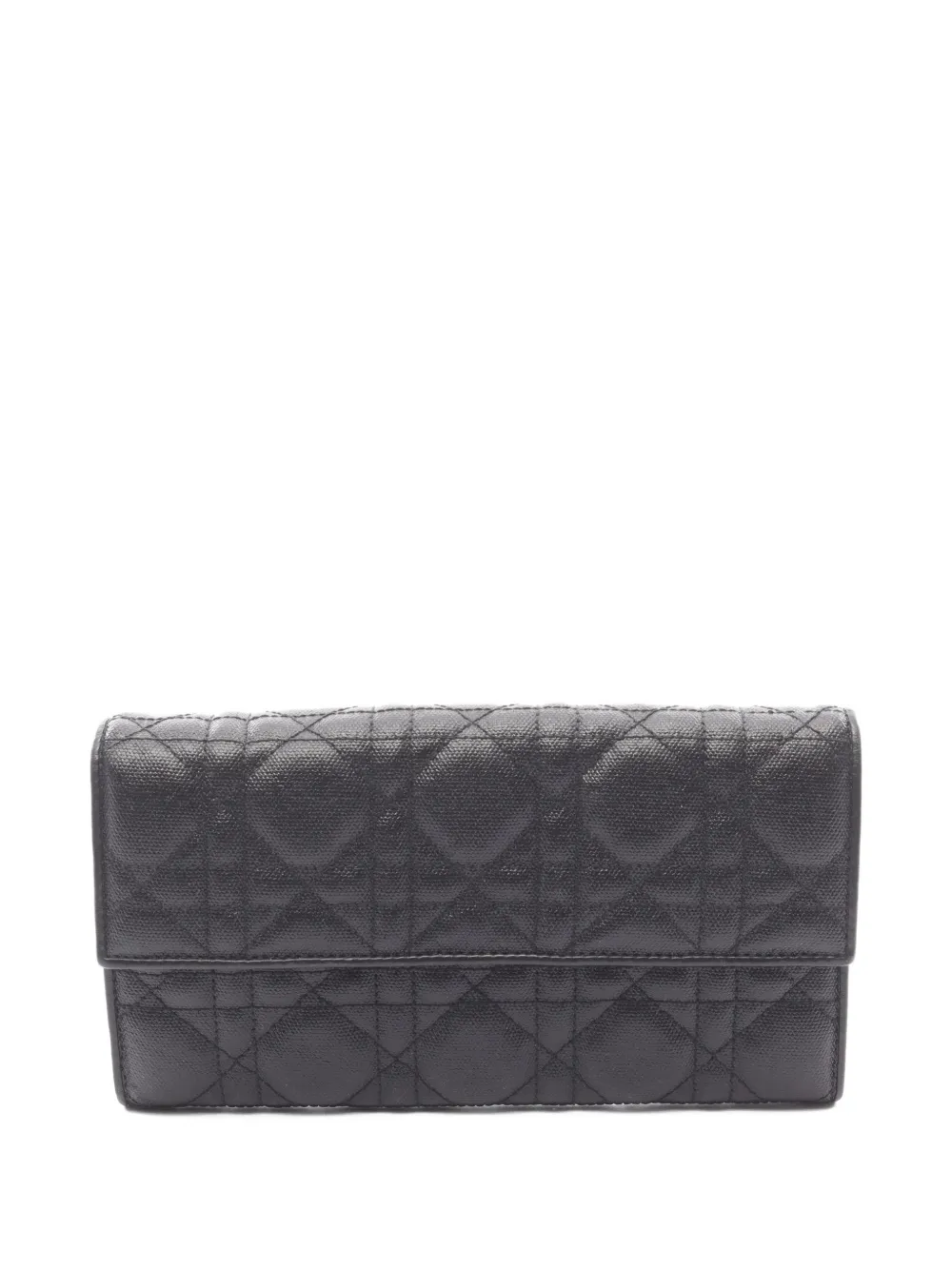 Christian Dior Pre-Owned 2000s Cannage bi-fold wallet - Nero