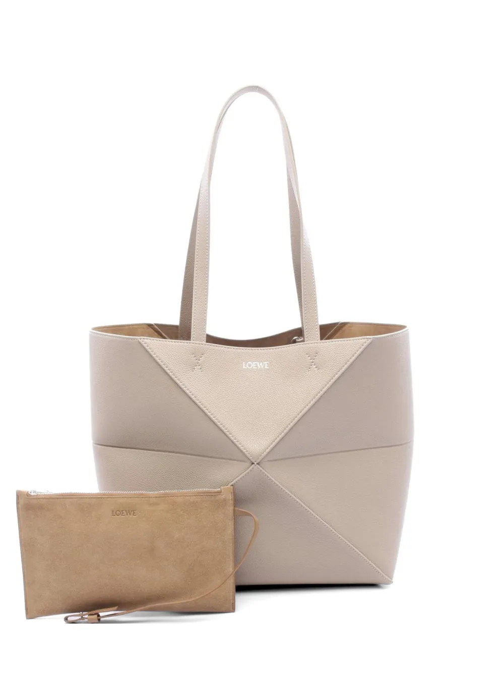 Loewe Pre-Owned 2020s medium Puzzle Fold tote bag - Toni neutri