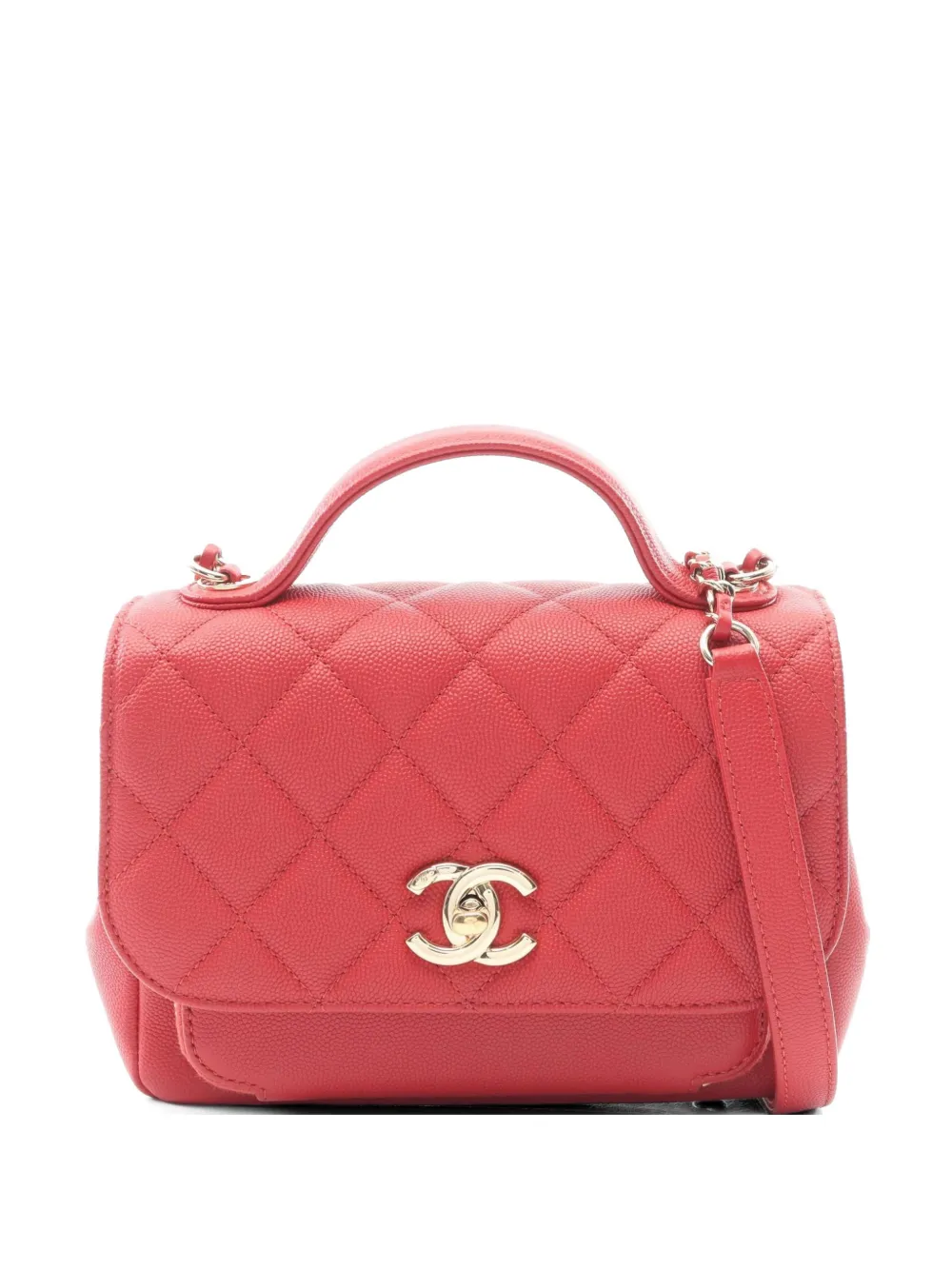 CHANEL Pre-Owned 2019 Matelasse Caviar shoulder bag - Red