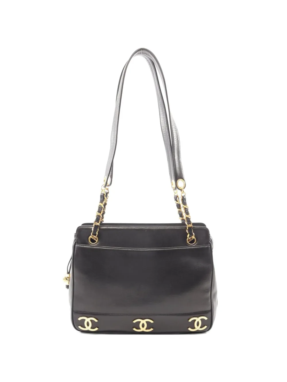 CHANEL Pre-Owned 1994-1996 Triple CC chain shoulder bag - Schwarz