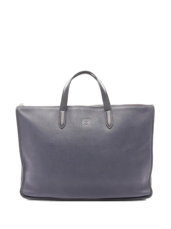 Loewe Toledoロエベ　ビジネスバッグ Loewe Pre-Owned 2000s Toledo ビジネスバッグ | ブルー | FARFETCH JP