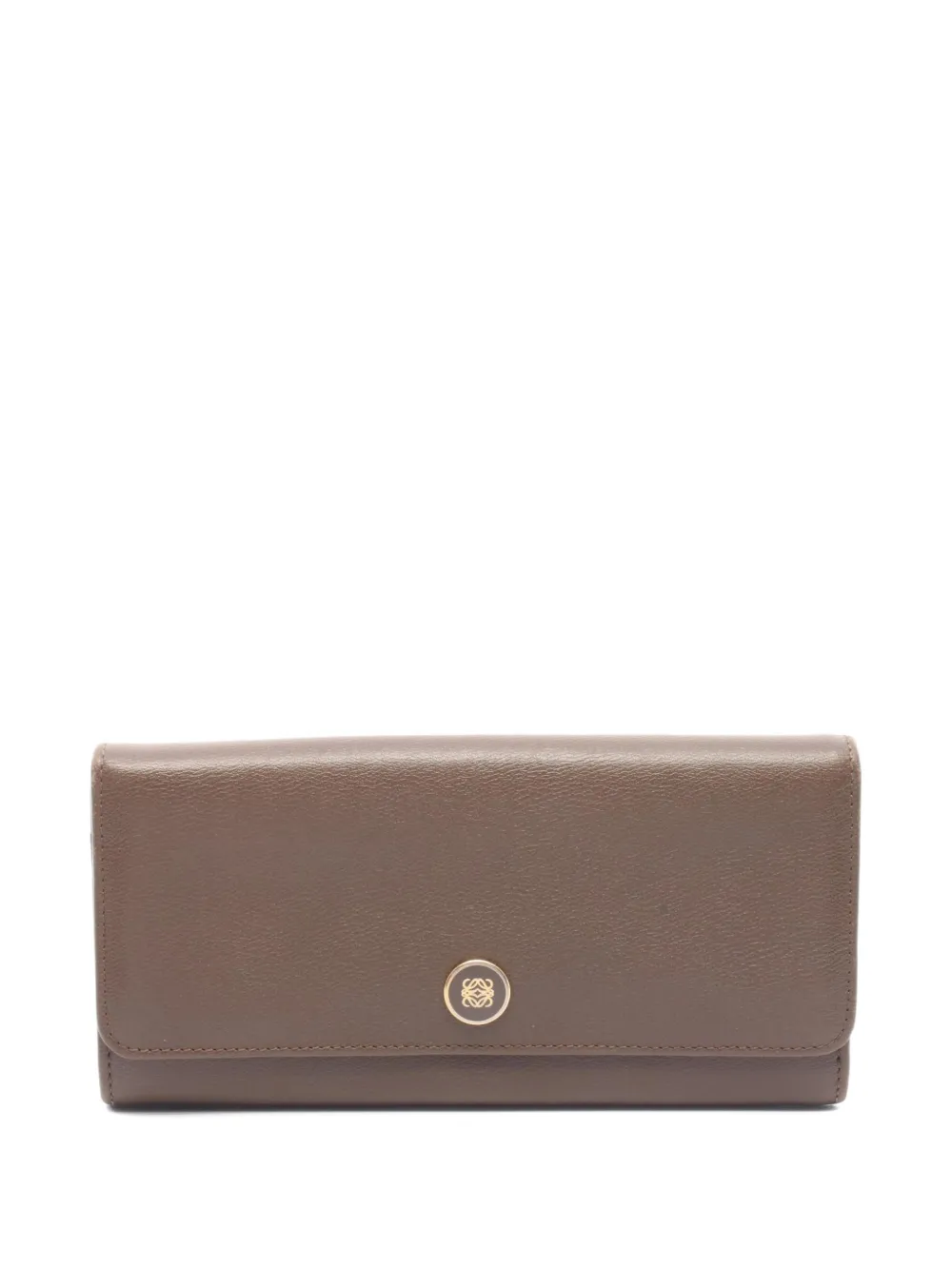 Loewe Pre-Owned Anagram bi-fold wallet - Braun