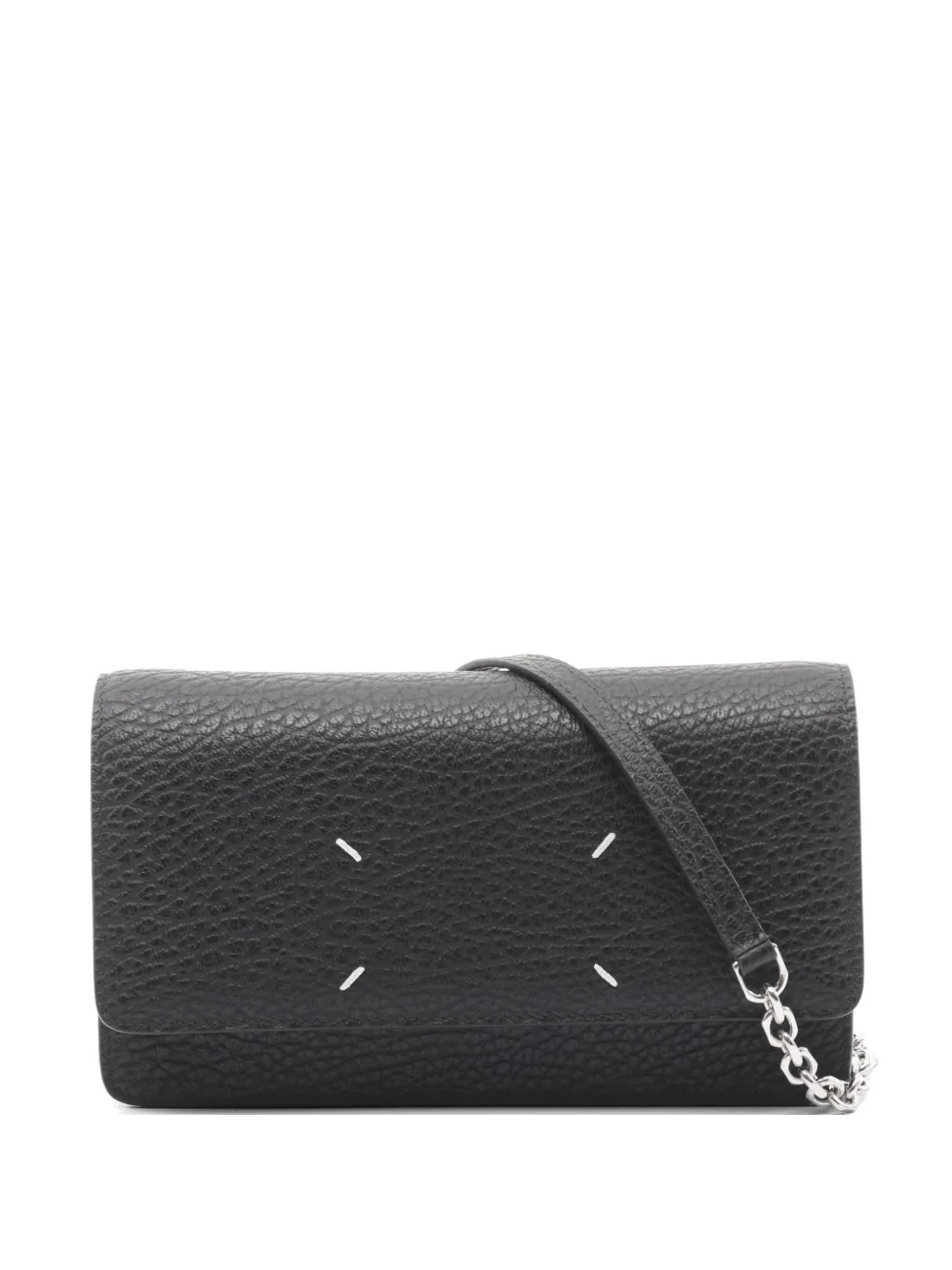 Maison Martin Margiela Pre-Owned 2020s Four Stitches grainy-leather mini bag - Nero