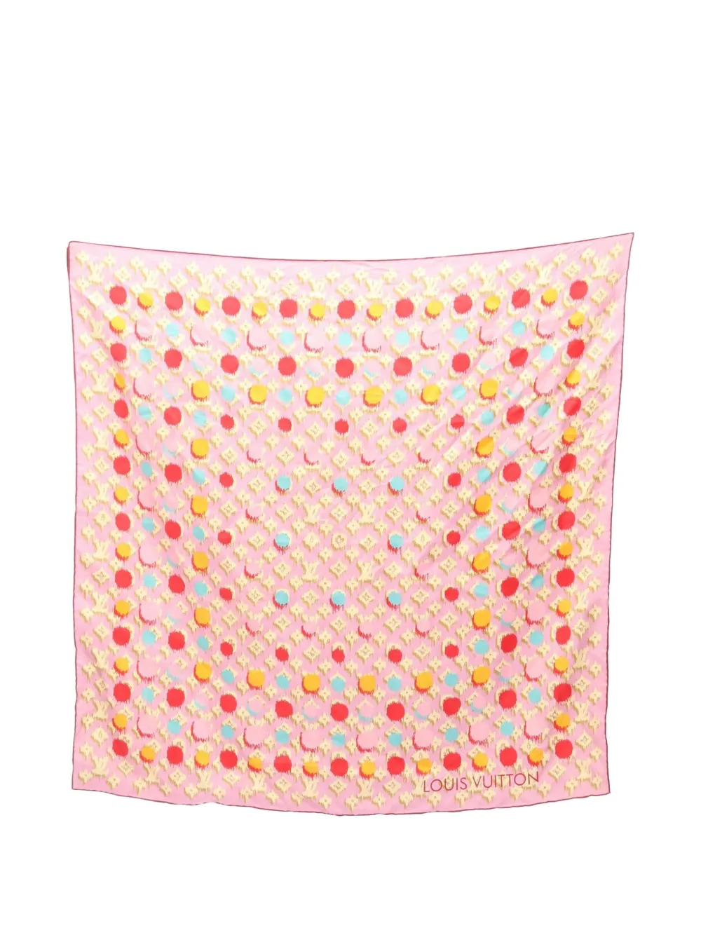 Louis Vuitton Pre-Owned 2000s monogram dot scarf - Rosa