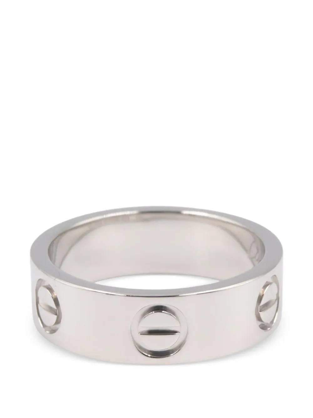 Cartier Love screw-detail ring - Argento
