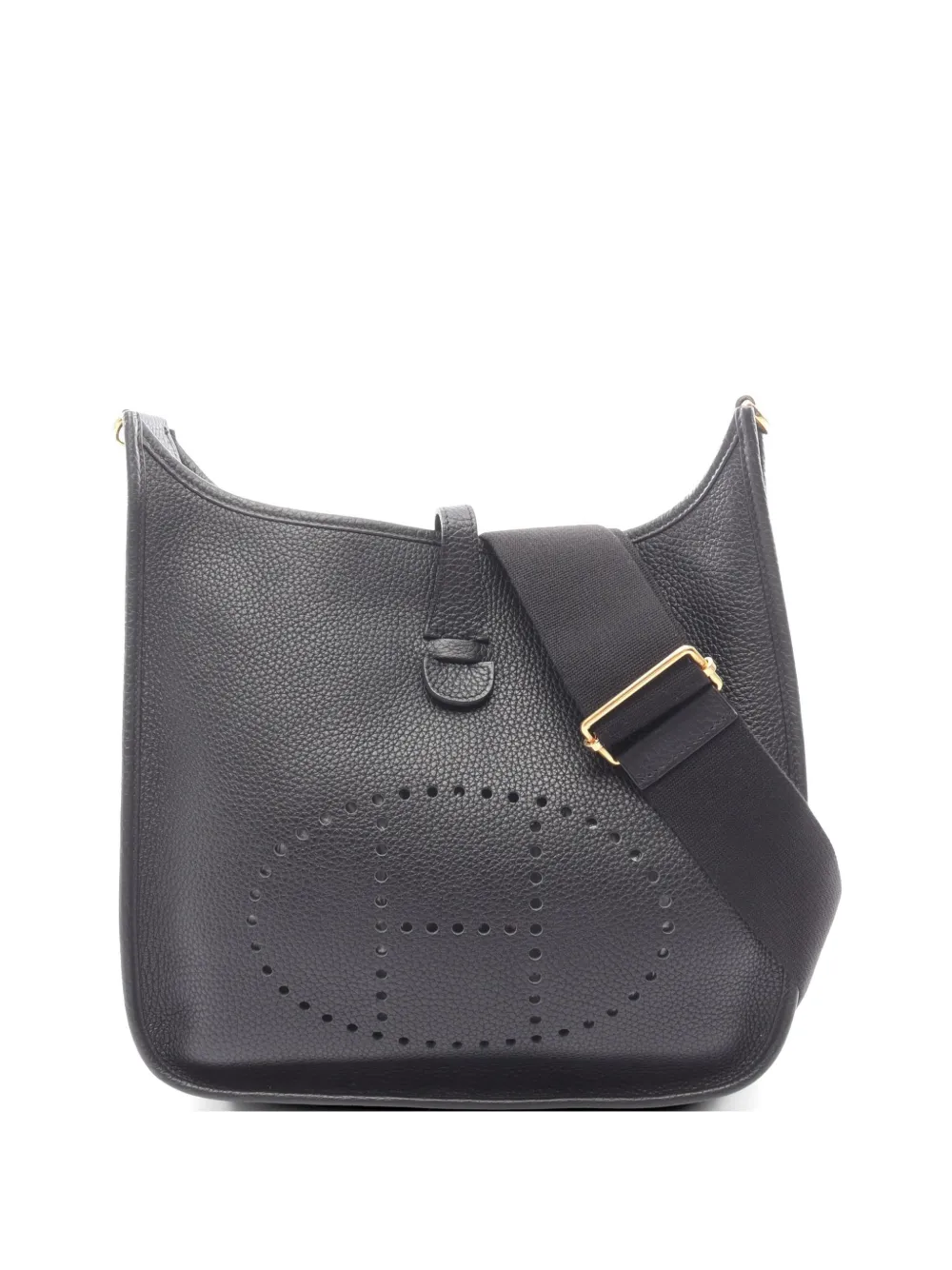Hermès Pre-Owned 2019 PM Evelyn 3 Troyes shoulder bag - Nero
