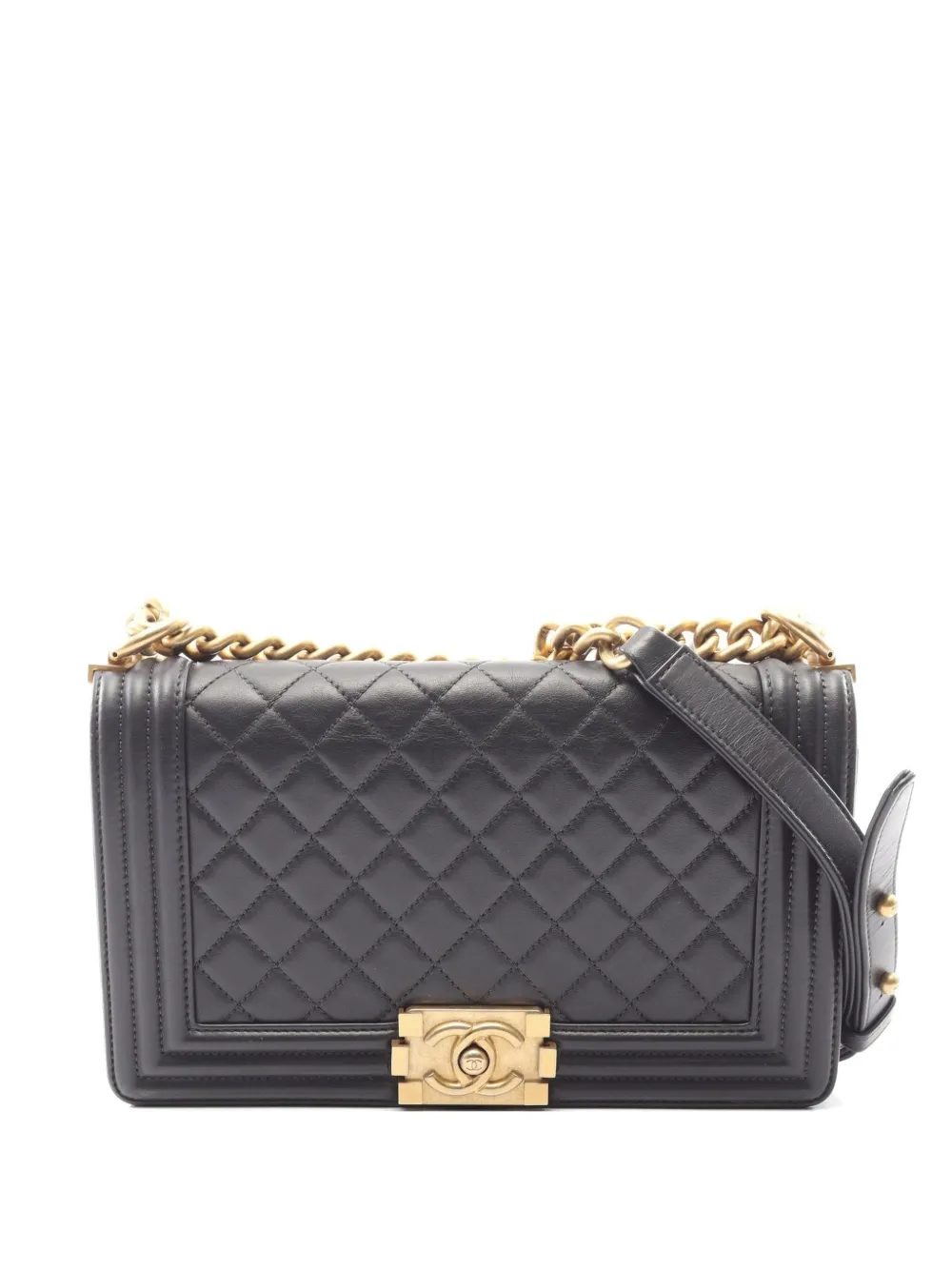 CHANEL Pre-Owned 2019 Boy Chanel shoulder bag - Grau
