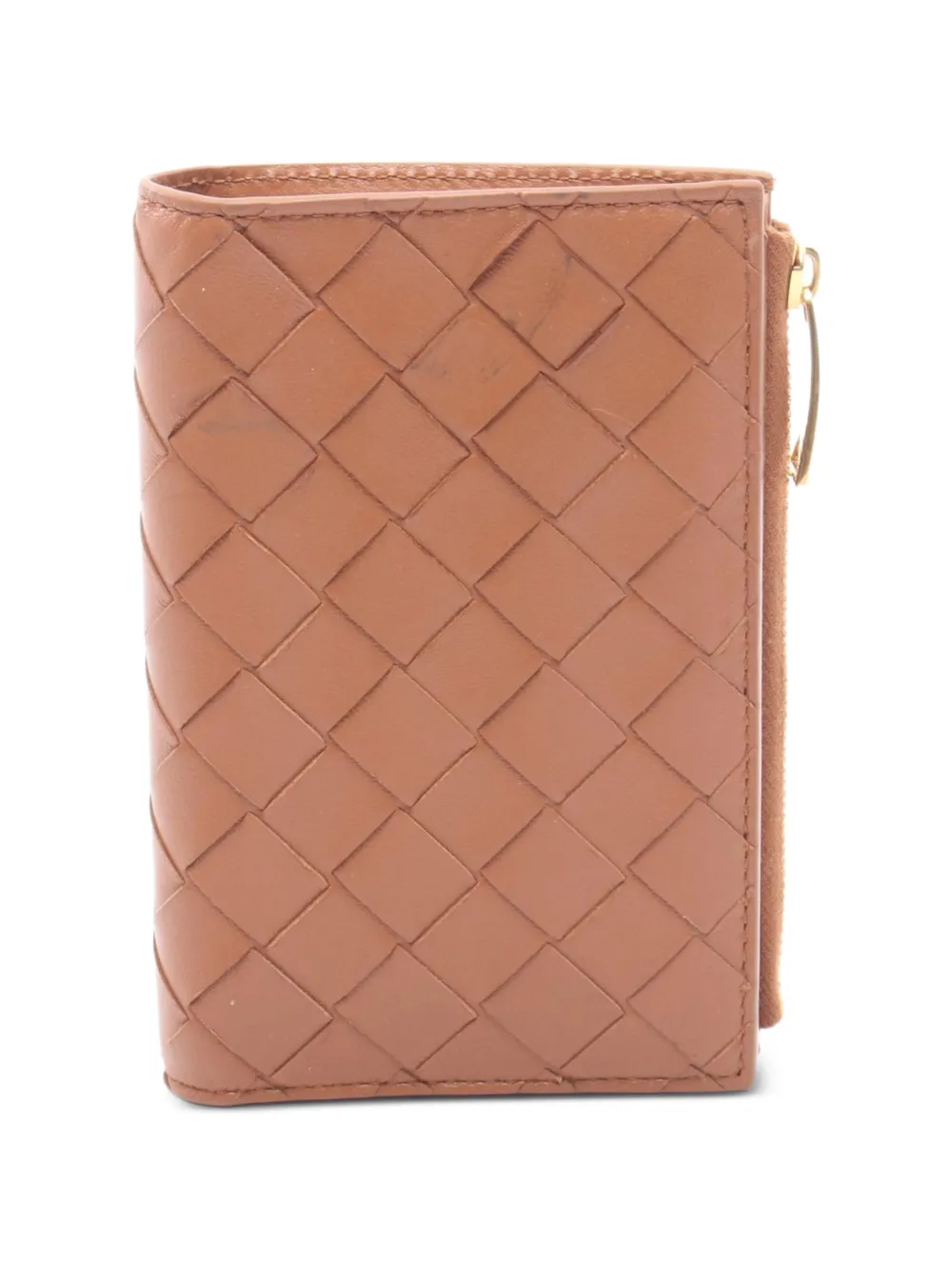 Bottega Veneta Pre-Owned 2000s Intrecciato bi-fold wallet - Marrone