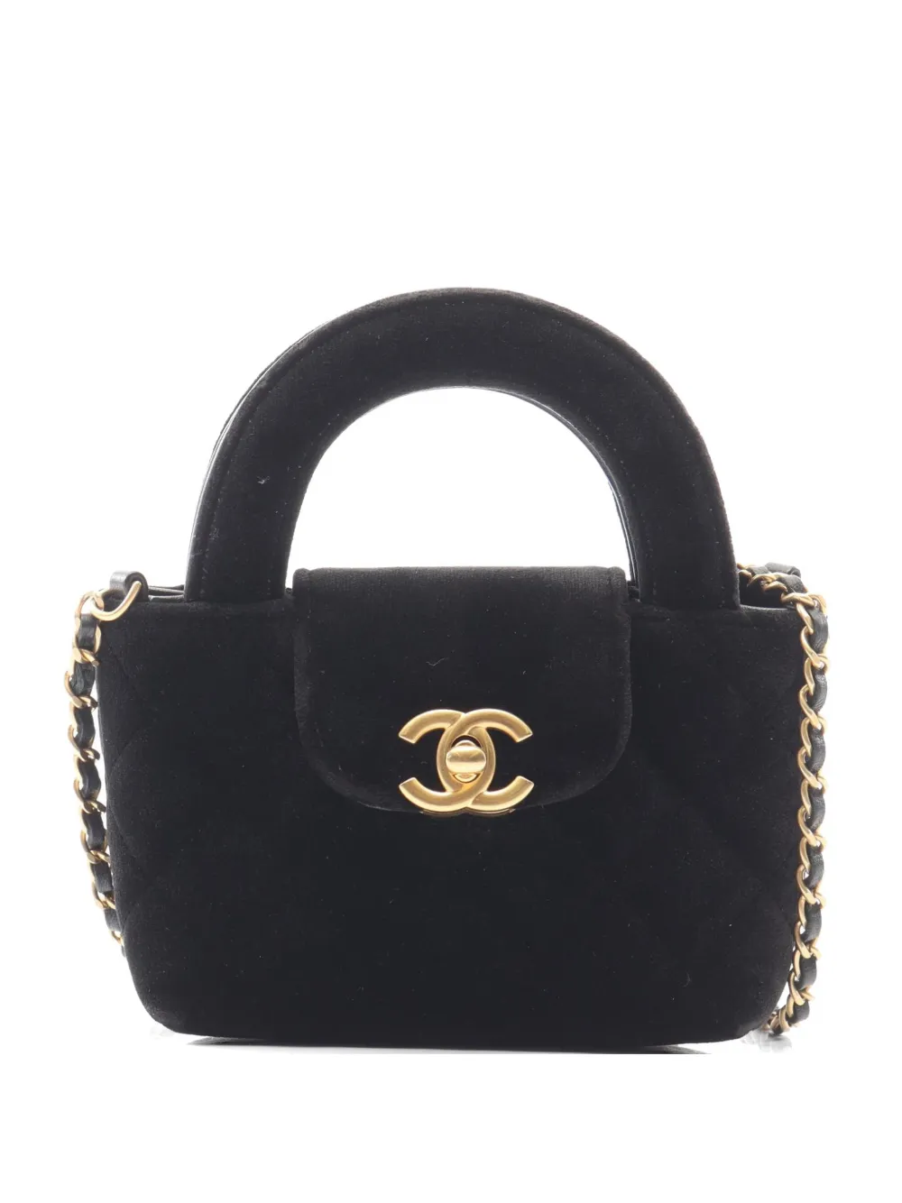 CHANEL Pre-Owned 2021 mini Kelly tote bag - Schwarz