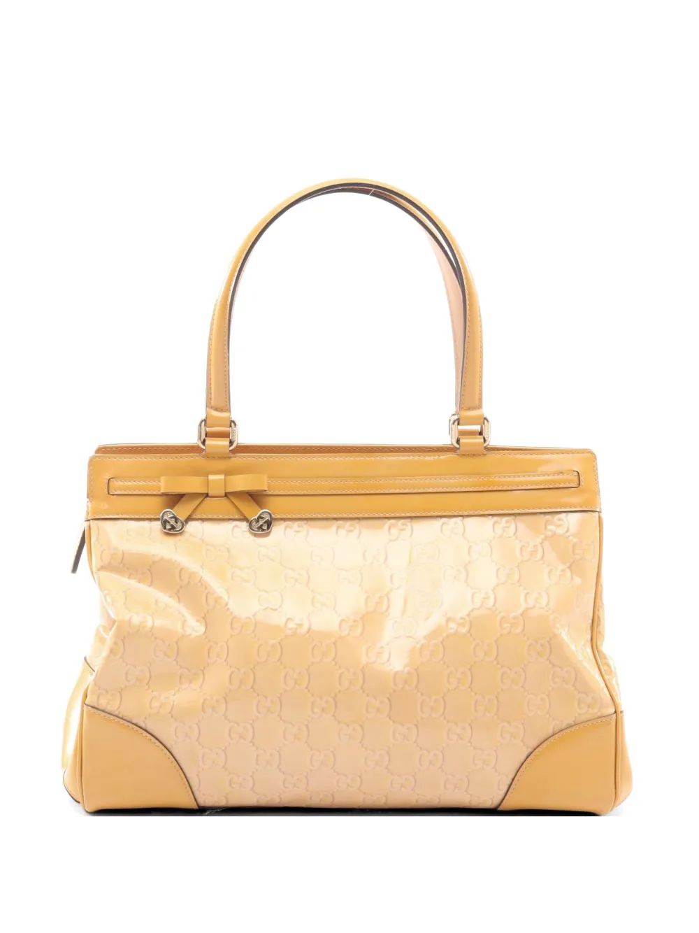 Gucci Pre-Owned 2000s Mayfair GG pattern tote bag - Giallo