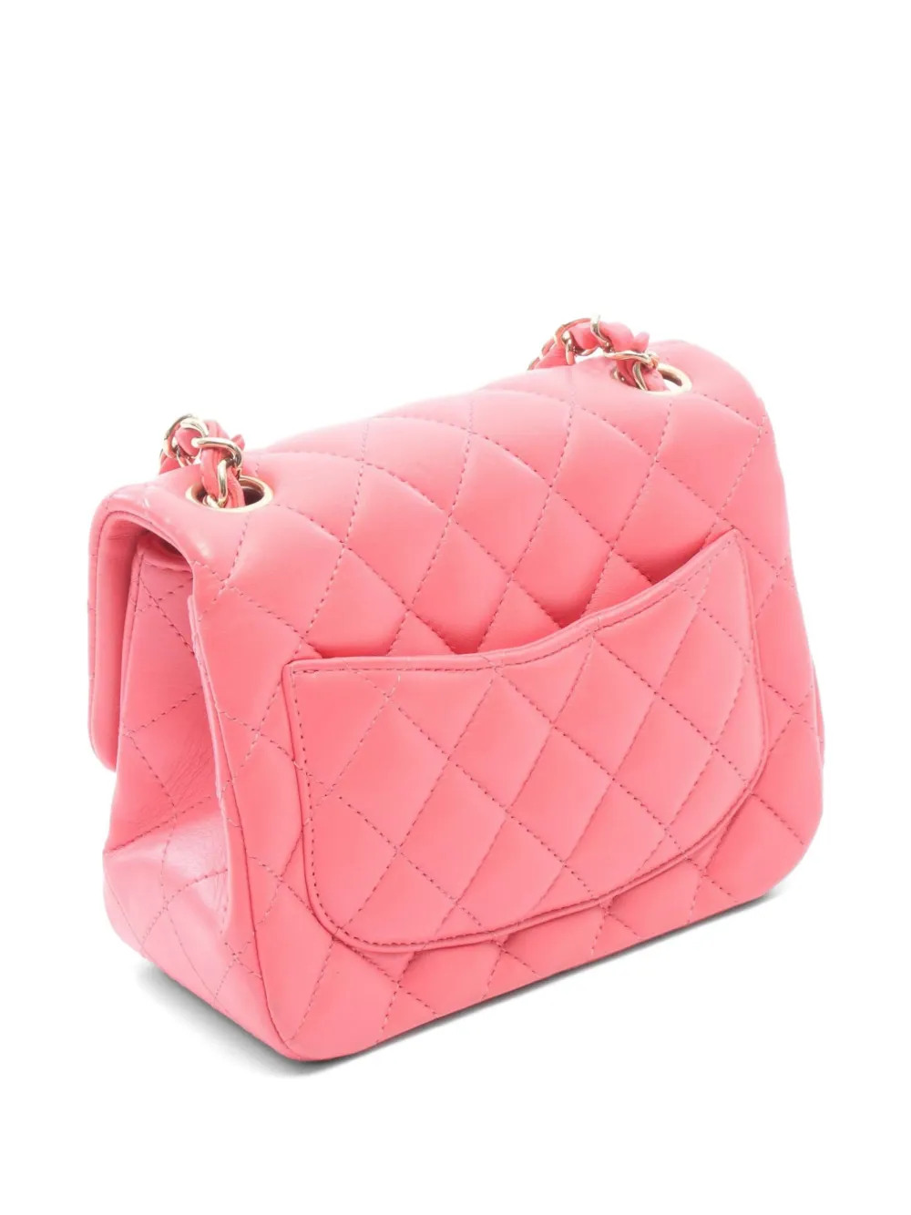 Chanel Pre-owned 2020-2021 Matelassé Shoulder Bag in Pink, view 2