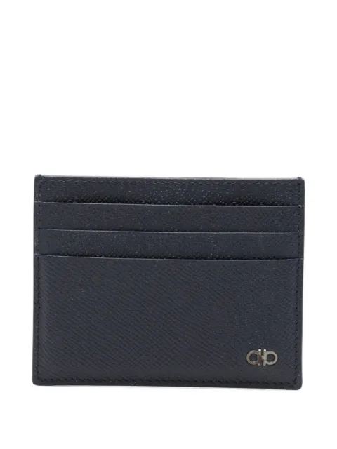 Ferragamo Gancini grained-leather cardholder
