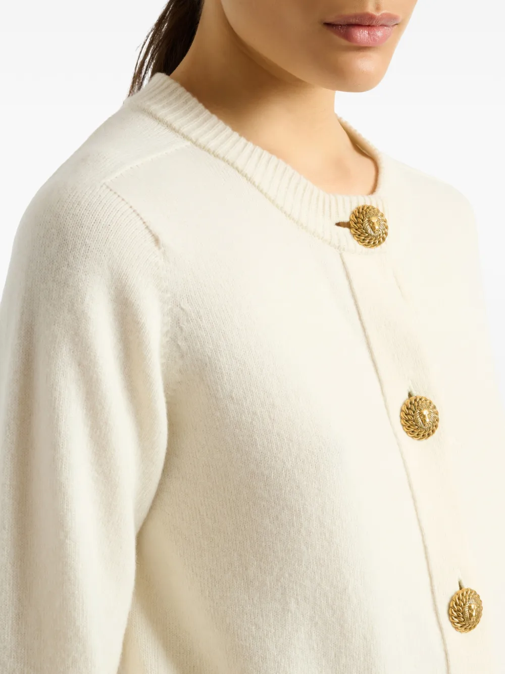 Balmain Kasjmier vest Wit