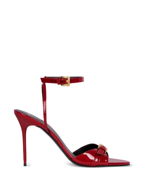 Balmain Anthem sandals in smooth calfskin leather