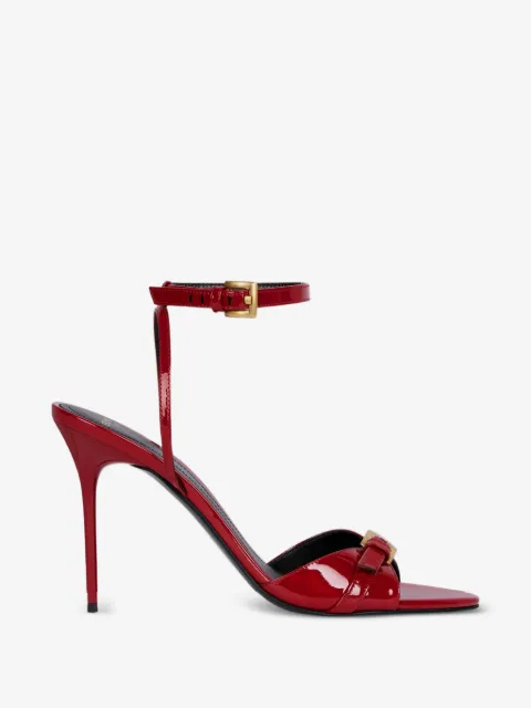 Balmain Sandali Anthem in pelle di vitello liscia