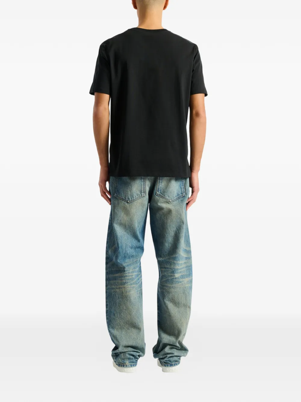 Balmain Insect T-shirt met borduurwerk Zwart