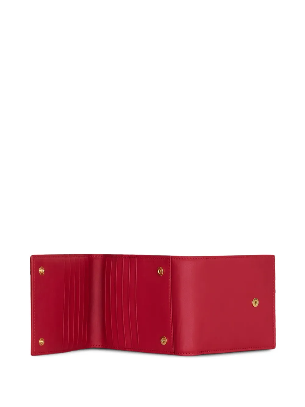 Balmain Pulse gladde leren portemonnee Rood