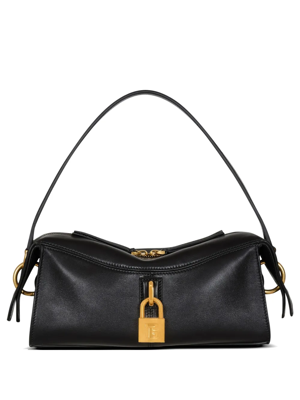 Balmain Borsa Pulse piccola in pelle liscia - Nero