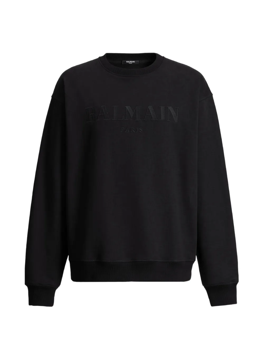 Balmain Felpa con logo Balmain Vintage ricamato - Nero