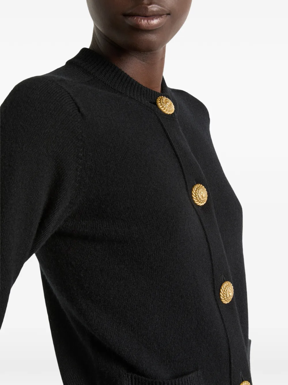 Balmain Kasjmier vest Zwart