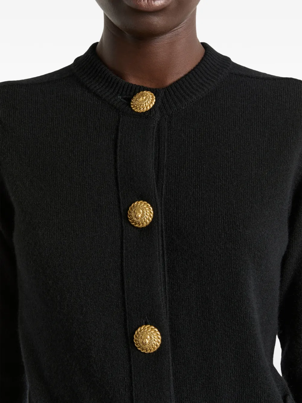 Balmain Kasjmier vest Zwart