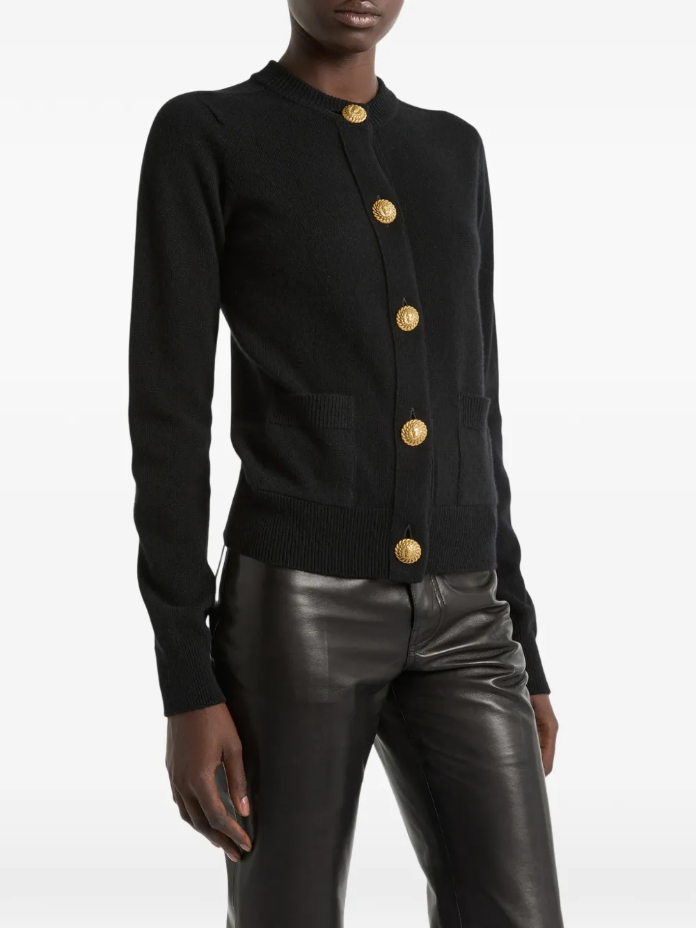 Balmain Kasjmier vest Zwart
