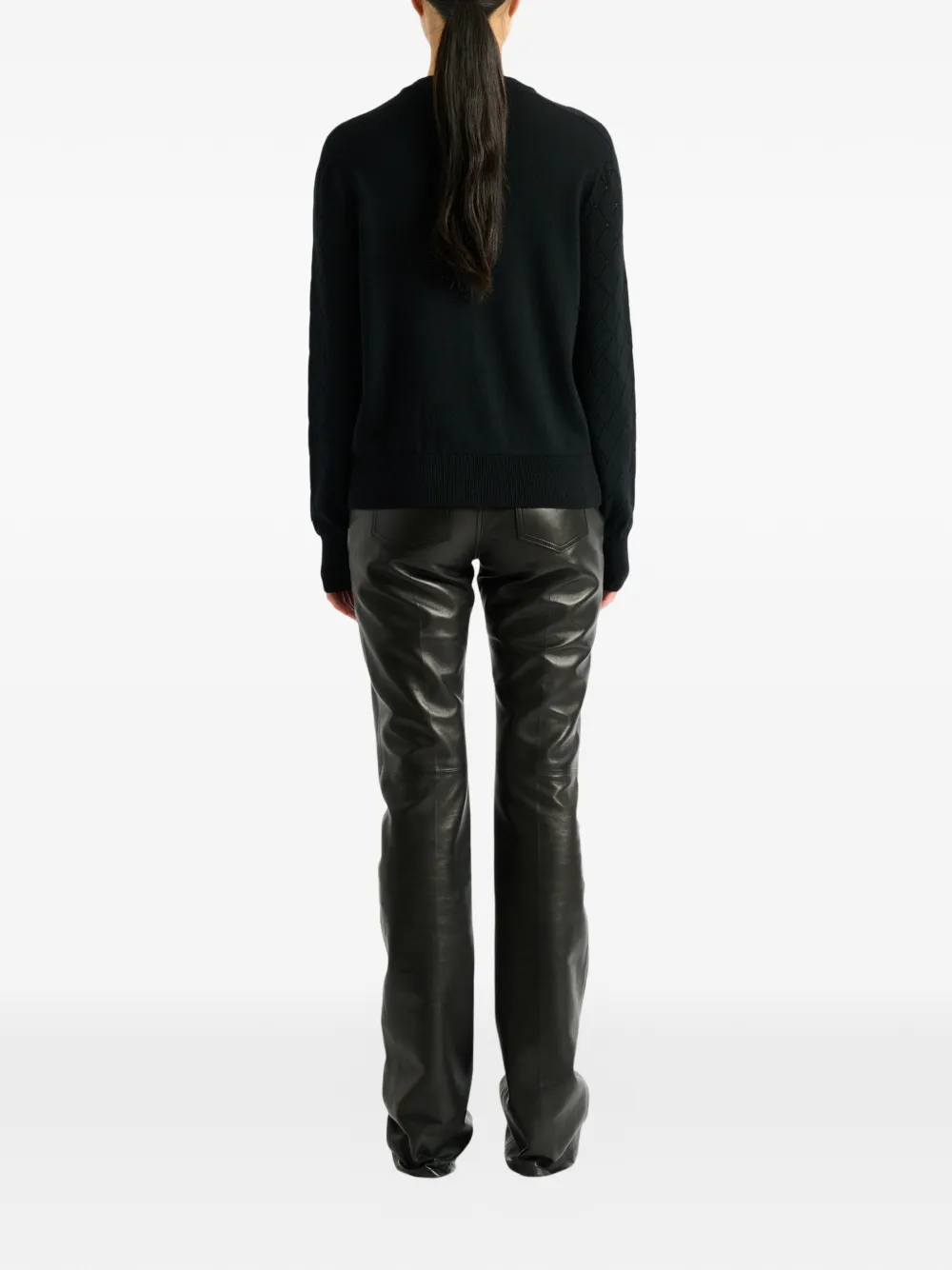 Balmain Gebreid vest Zwart