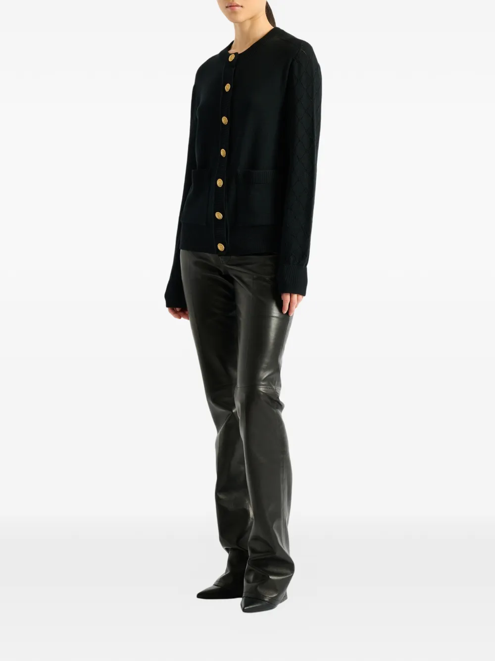  Balmain Cárdigan De Punto - Negro 