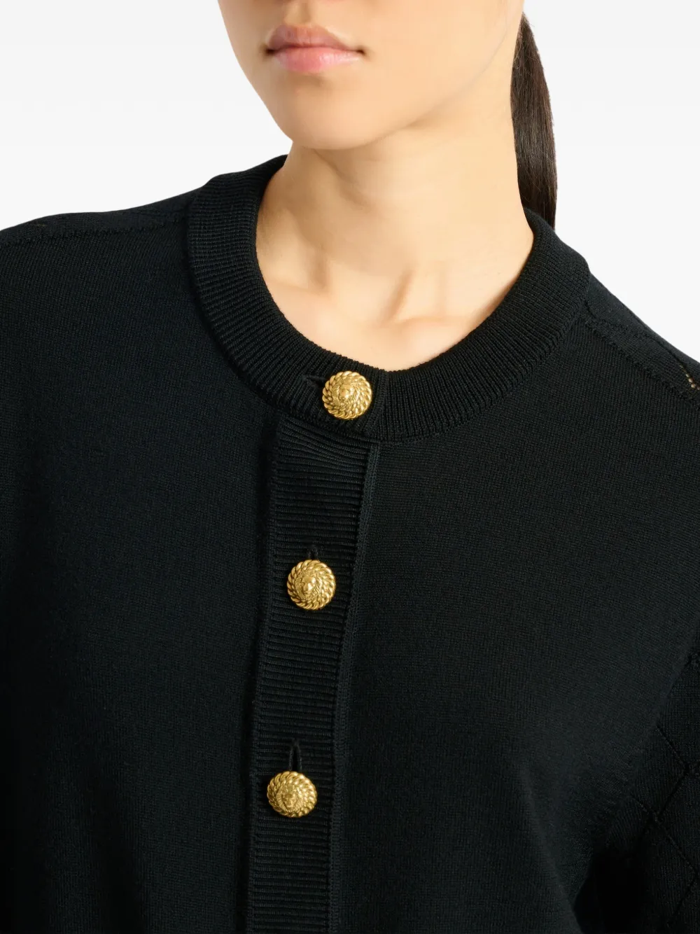 Balmain ニット カーディガン | ブラック | FARFETCH JP