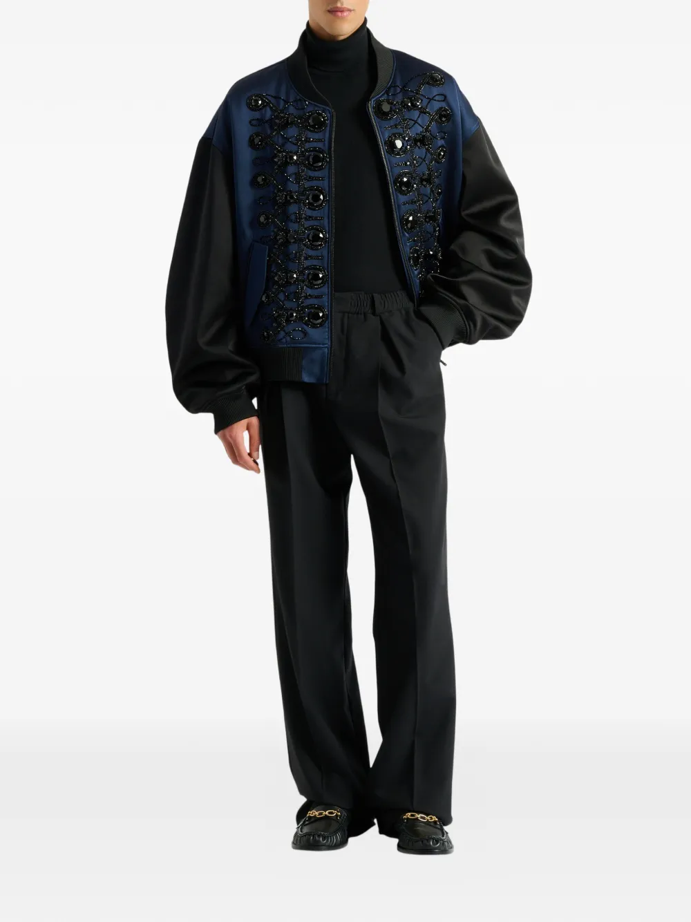 Balmain Coltrui met geborduurd logo Zwart