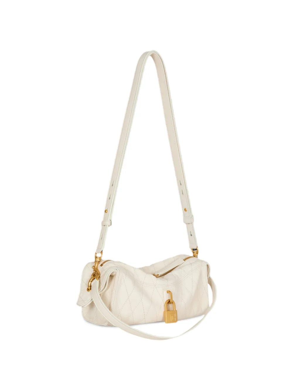 Balmain Pulse kleine leren tas Wit