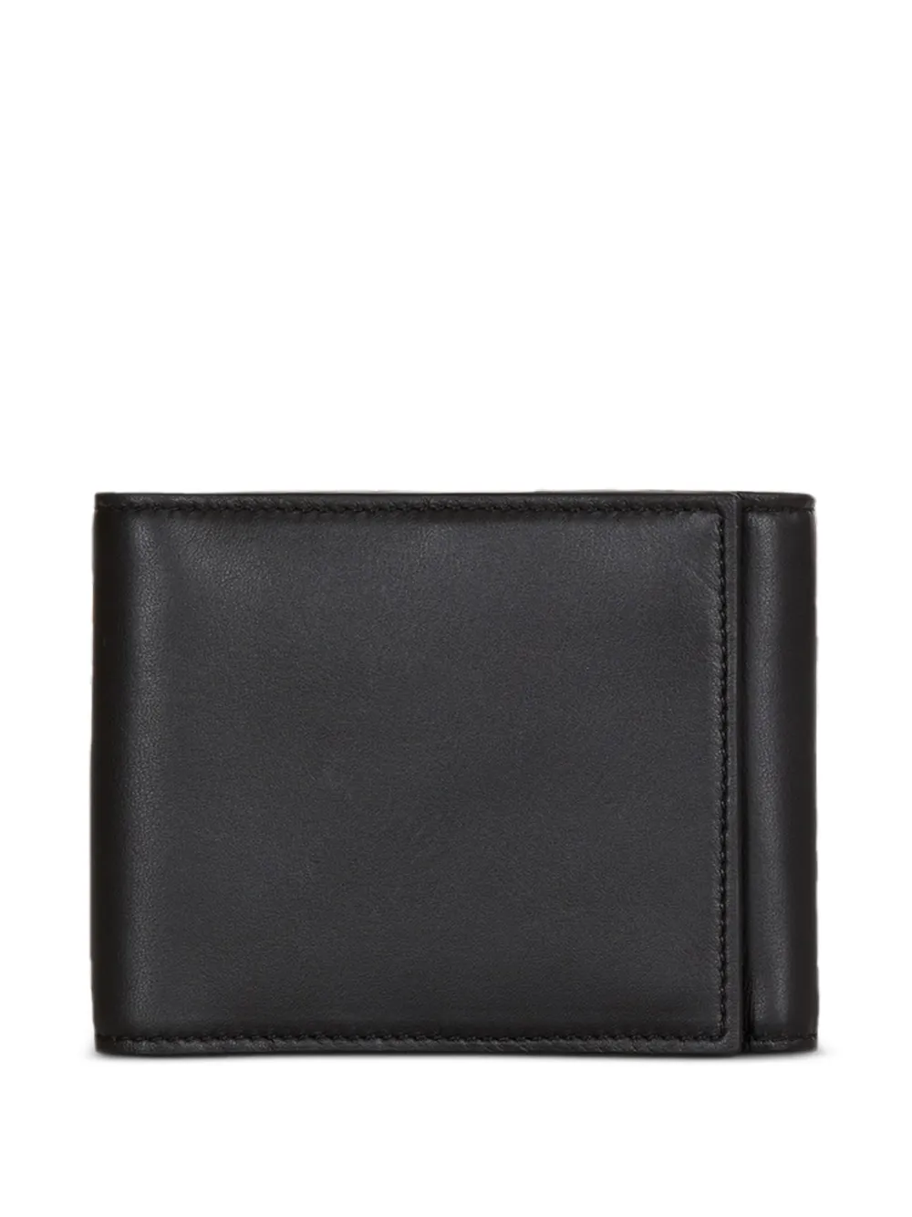 Balmain Portemonnee van glad leer Zwart