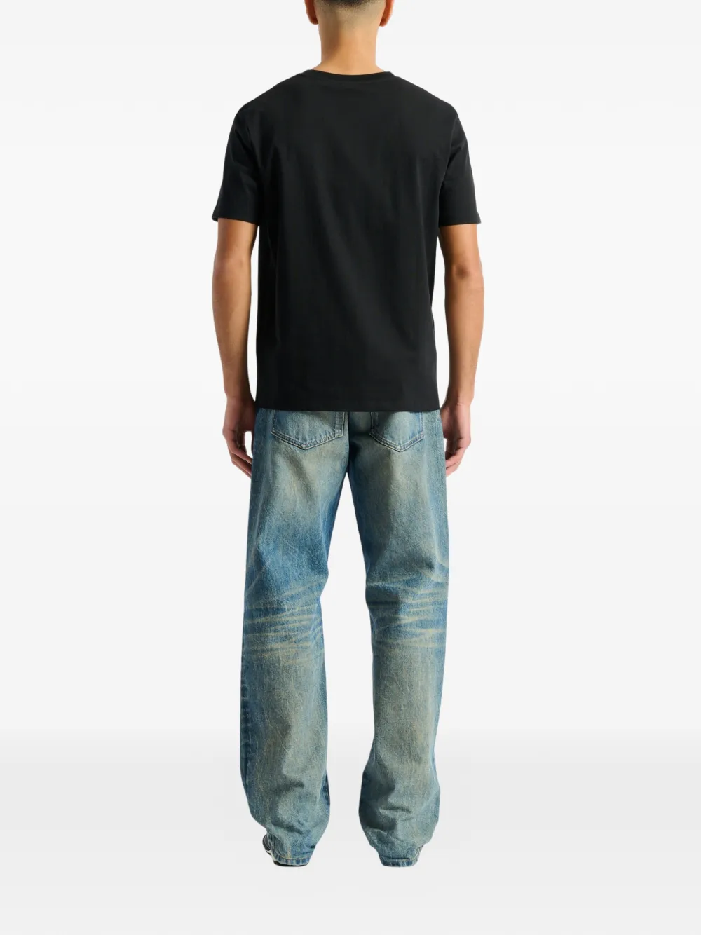 Balmain T-shirt met Paris-print Zwart