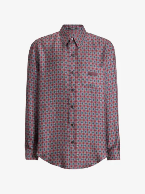 Balmain printed silk shirt