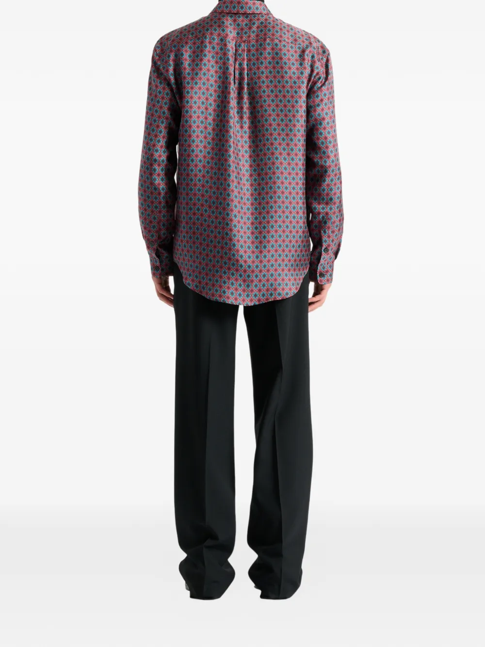 Balmain Overhemd met print Roze