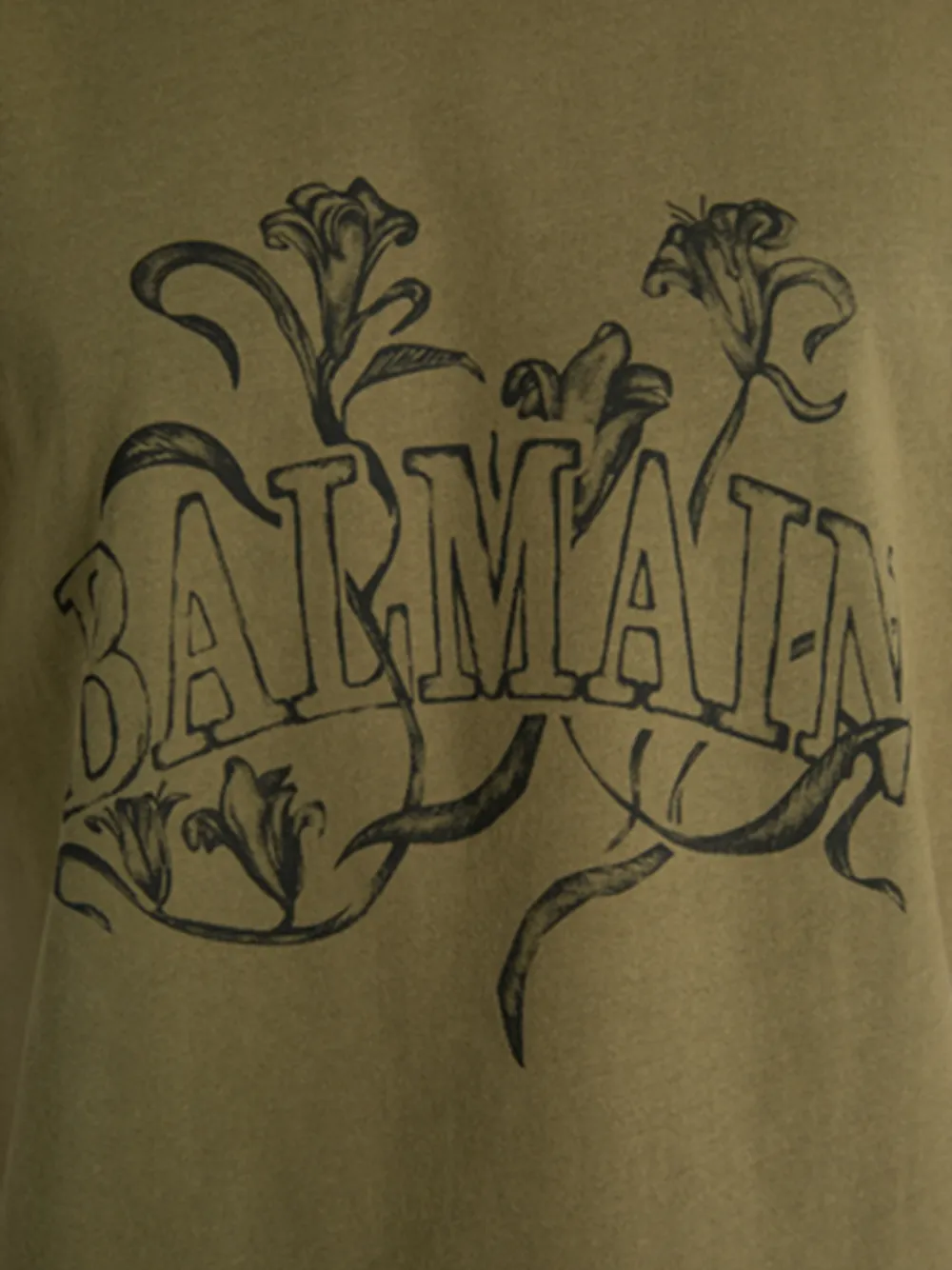 Balmain Bloom T-shirt met print Groen