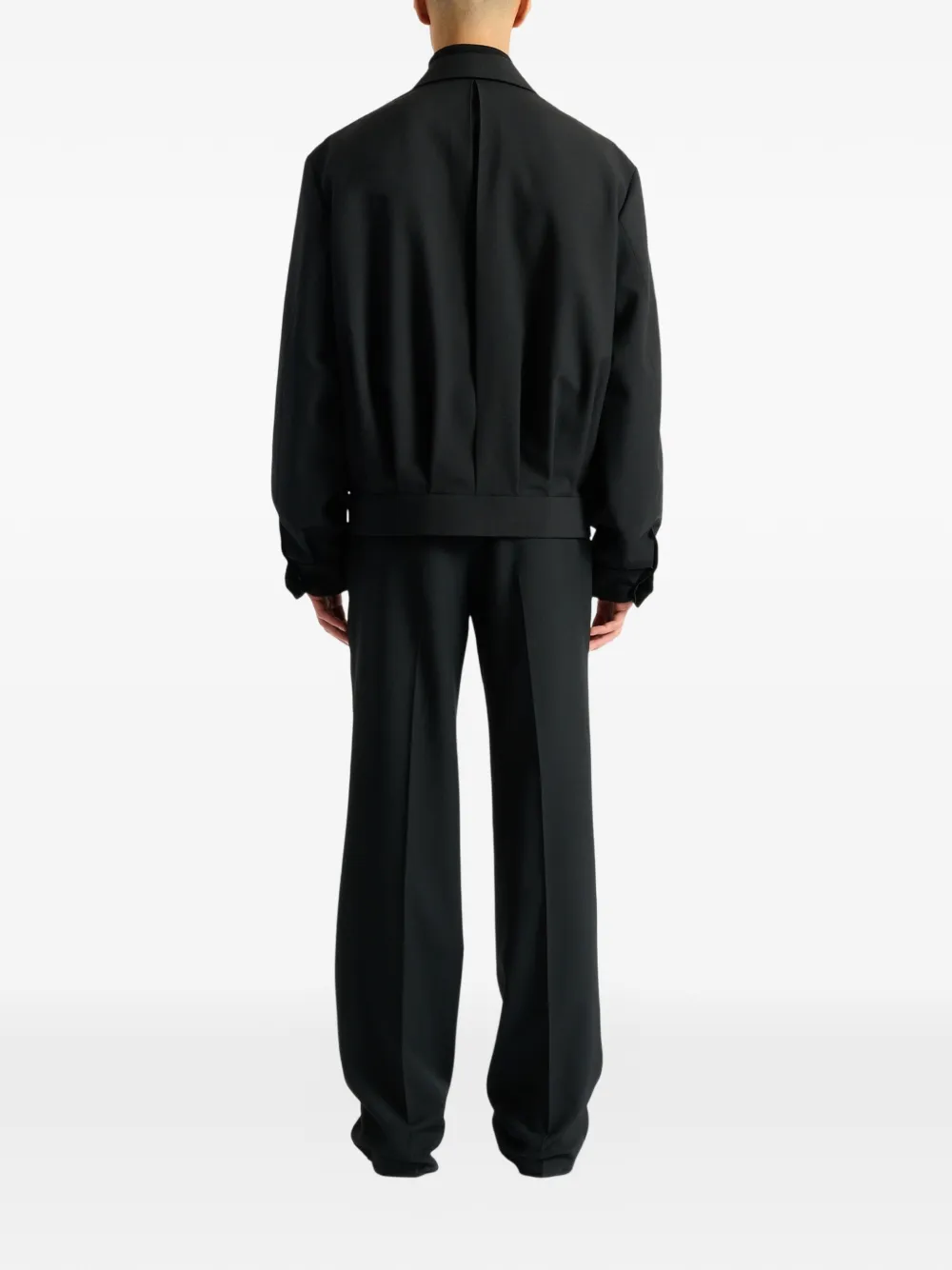 Balmain Wollen blazer met 2 knopen Zwart
