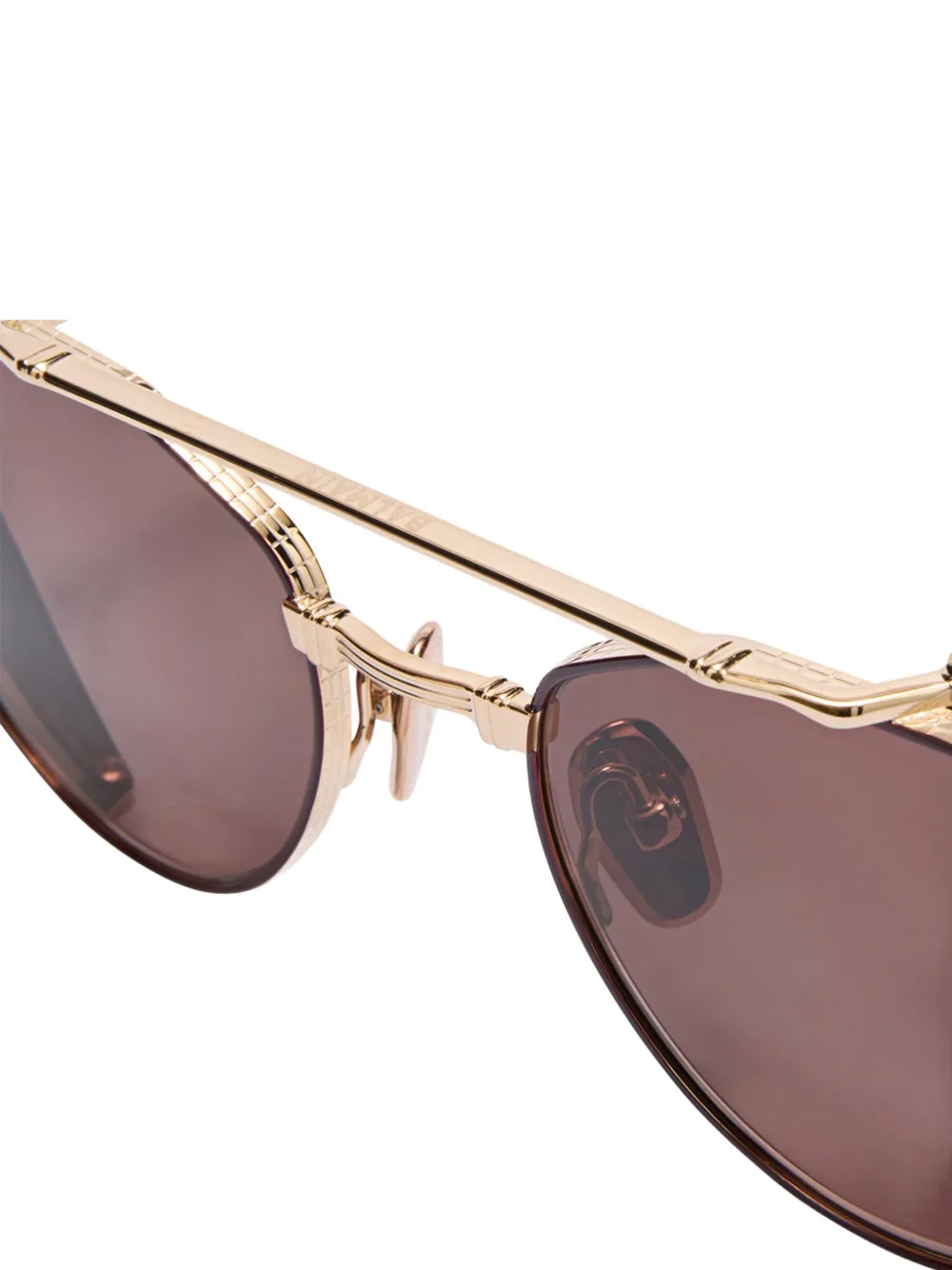 Balmain Eyewear Brigade-IV zonnebril Goud