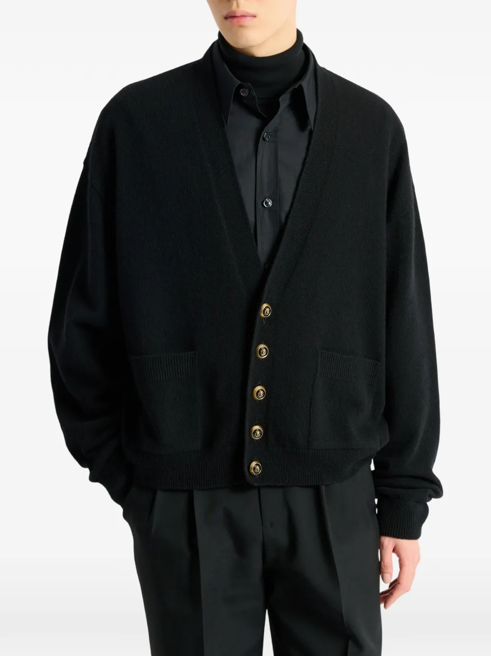 Balmain Vest van verantwoord kasjmier Zwart