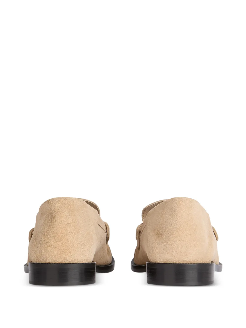 Balmain Sync suède leren loafers Beige
