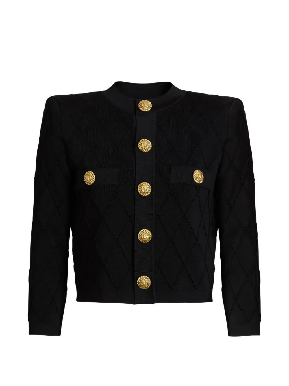 Balmain Cardigan crop - Nero